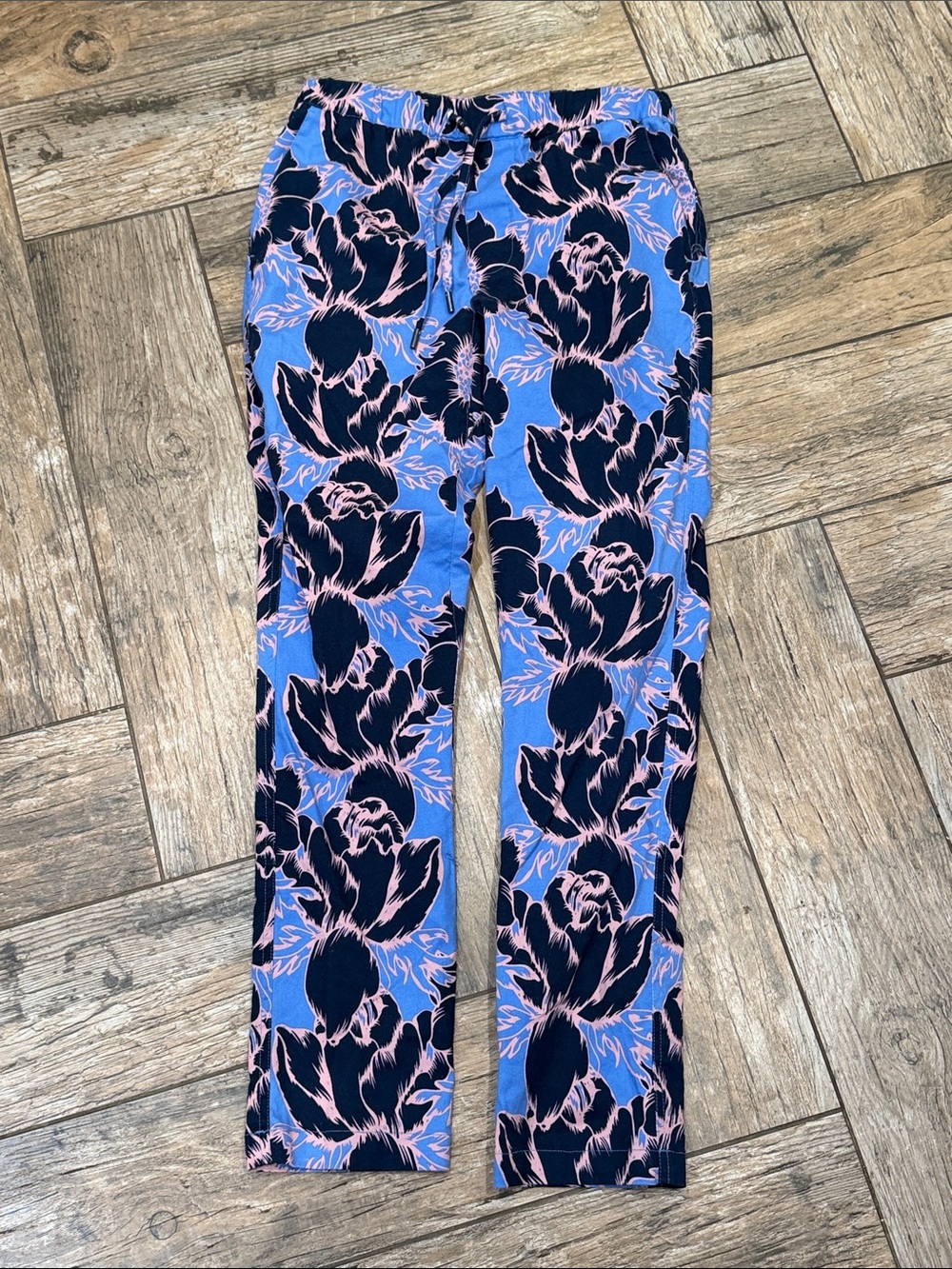 Wildfang The Essential Drawstring Pant In Blooming Floral Women’s Size XS
